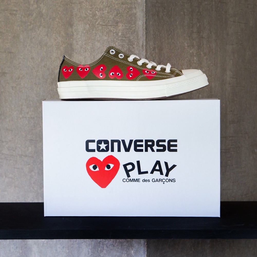 Converse Comme des Garçons Play Chuck Taylor Low